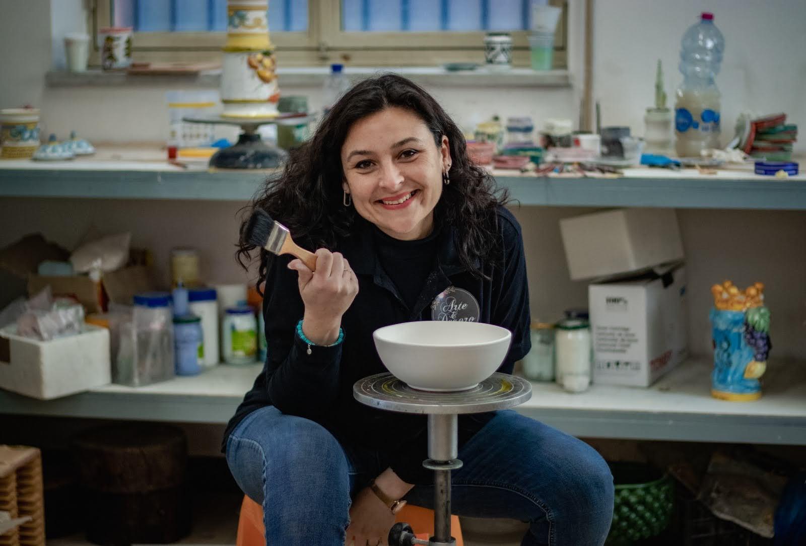 Visione e decorazione artistica ceramica a Bronte