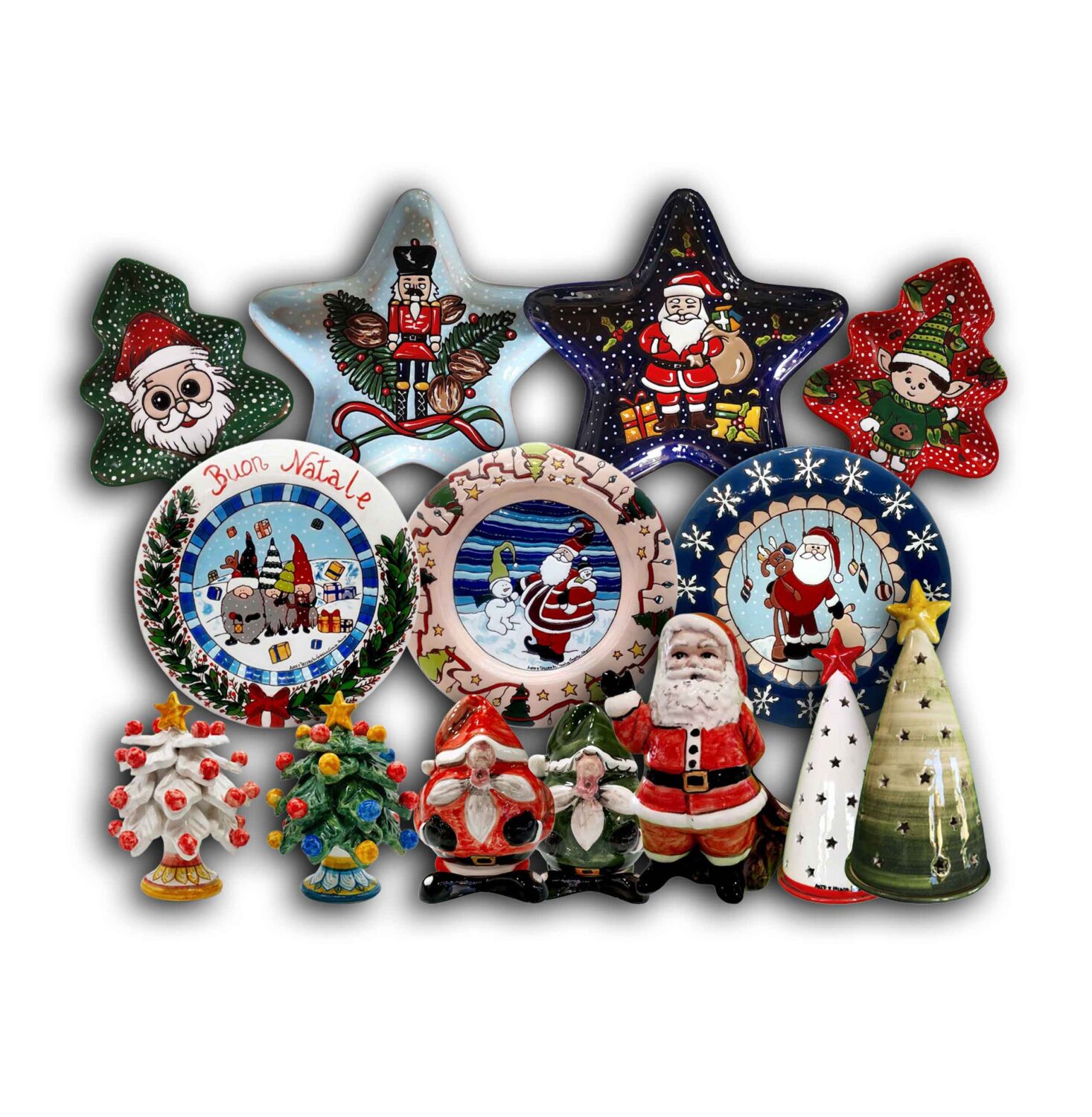 Collezione e decorazioni natalizie in ceramica Arte & Decoro Bronte